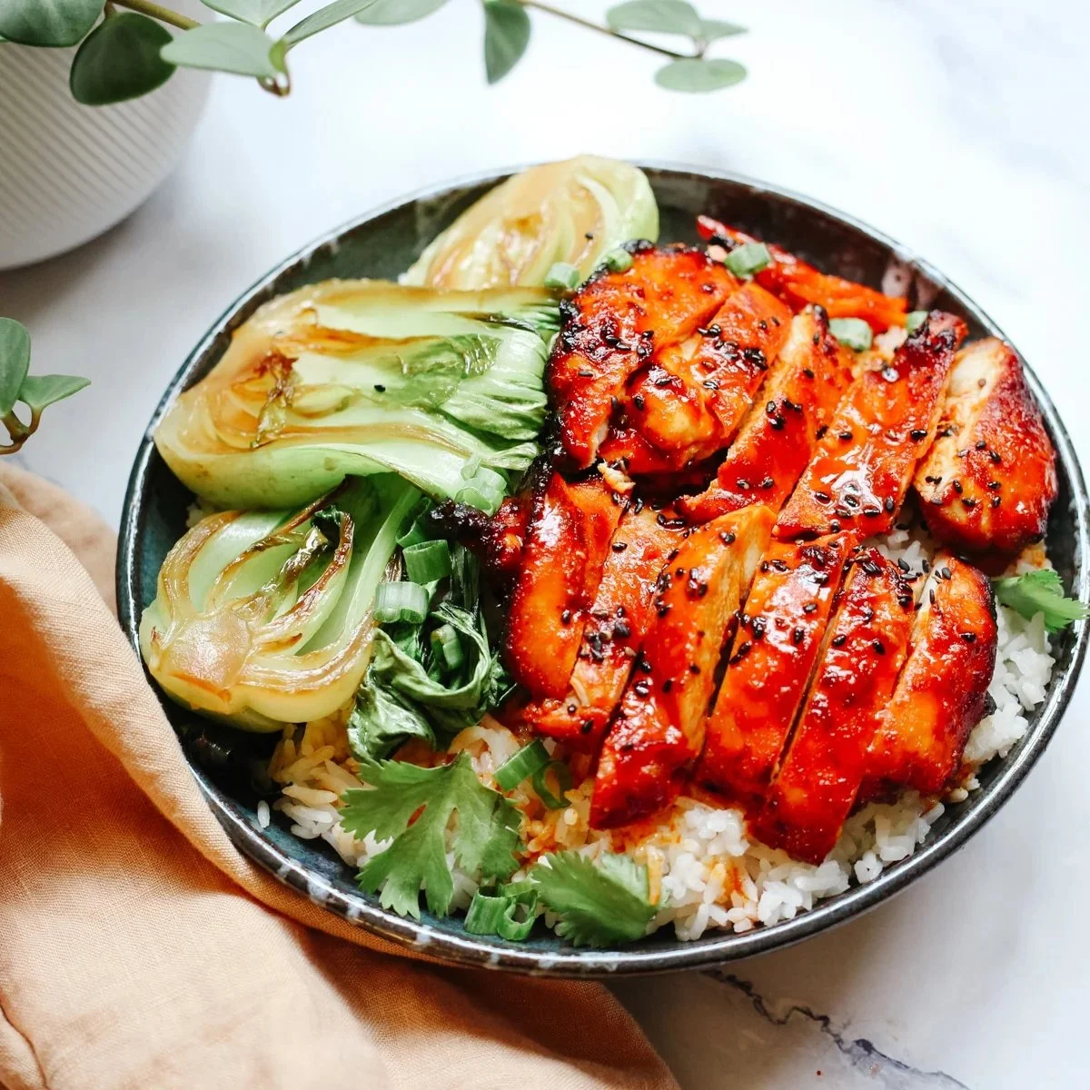 Air Fryer Gochujang Chicken Thighs