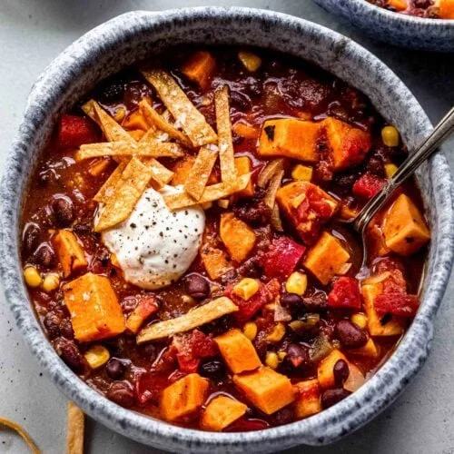 Black Bean and Sweet Potato Chili