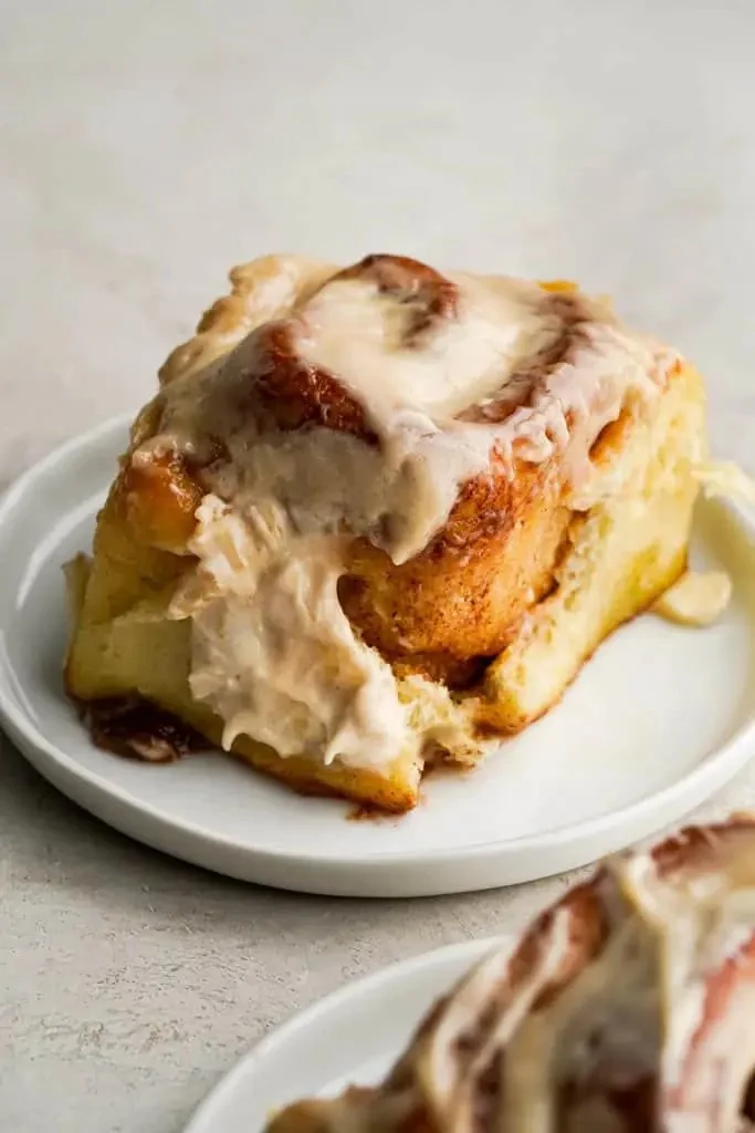 Brown Butter Frosted Cinnamon Rolls