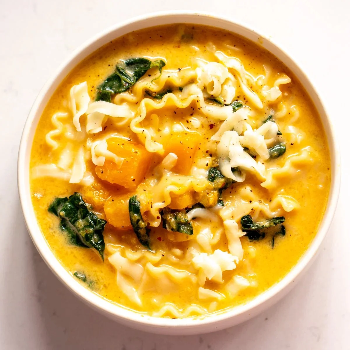 Butternut Squash Lasagna Soup with Kale