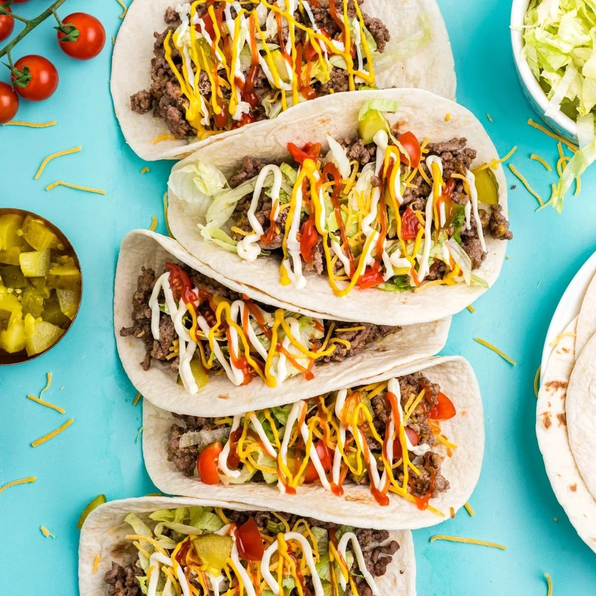 Cheeseburger Taco Fusion