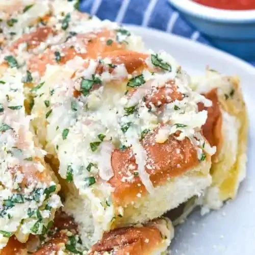 Cheesy Hawaiian Roll Garlic Bread