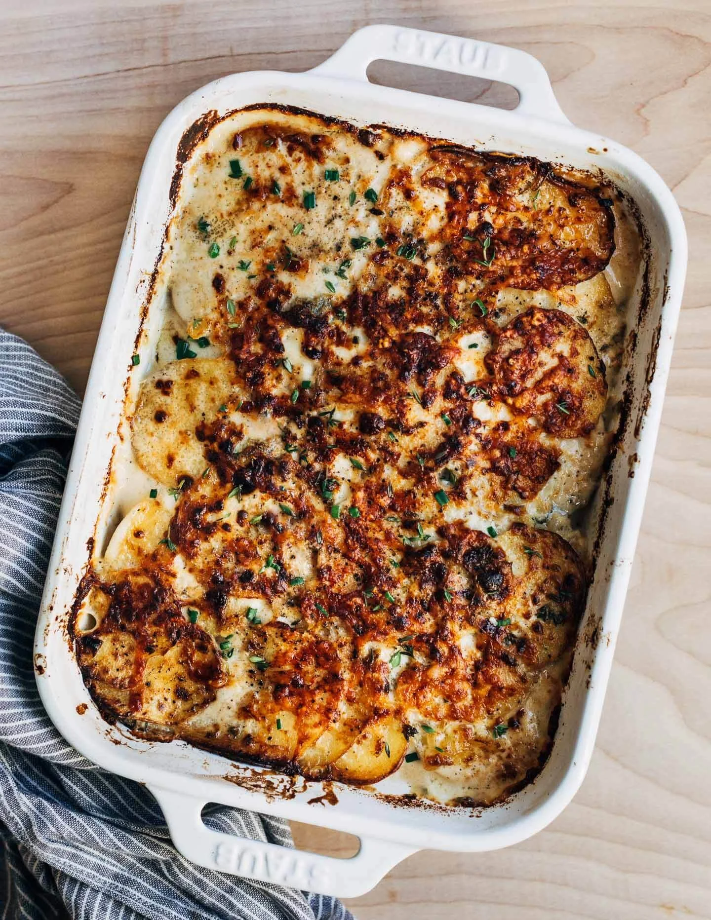 Cheesy Peppery Scalloped Potatoes