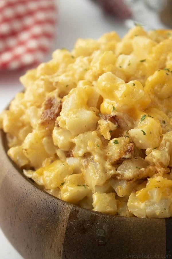 Cheesy Slow Cooker Potatoes