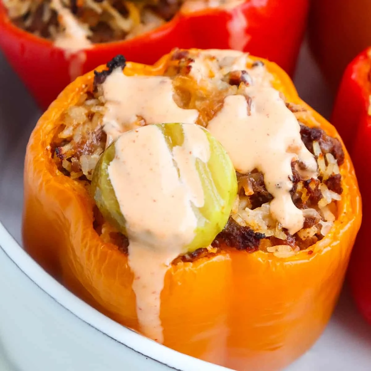 Cheesy Stuffed Bell Peppers