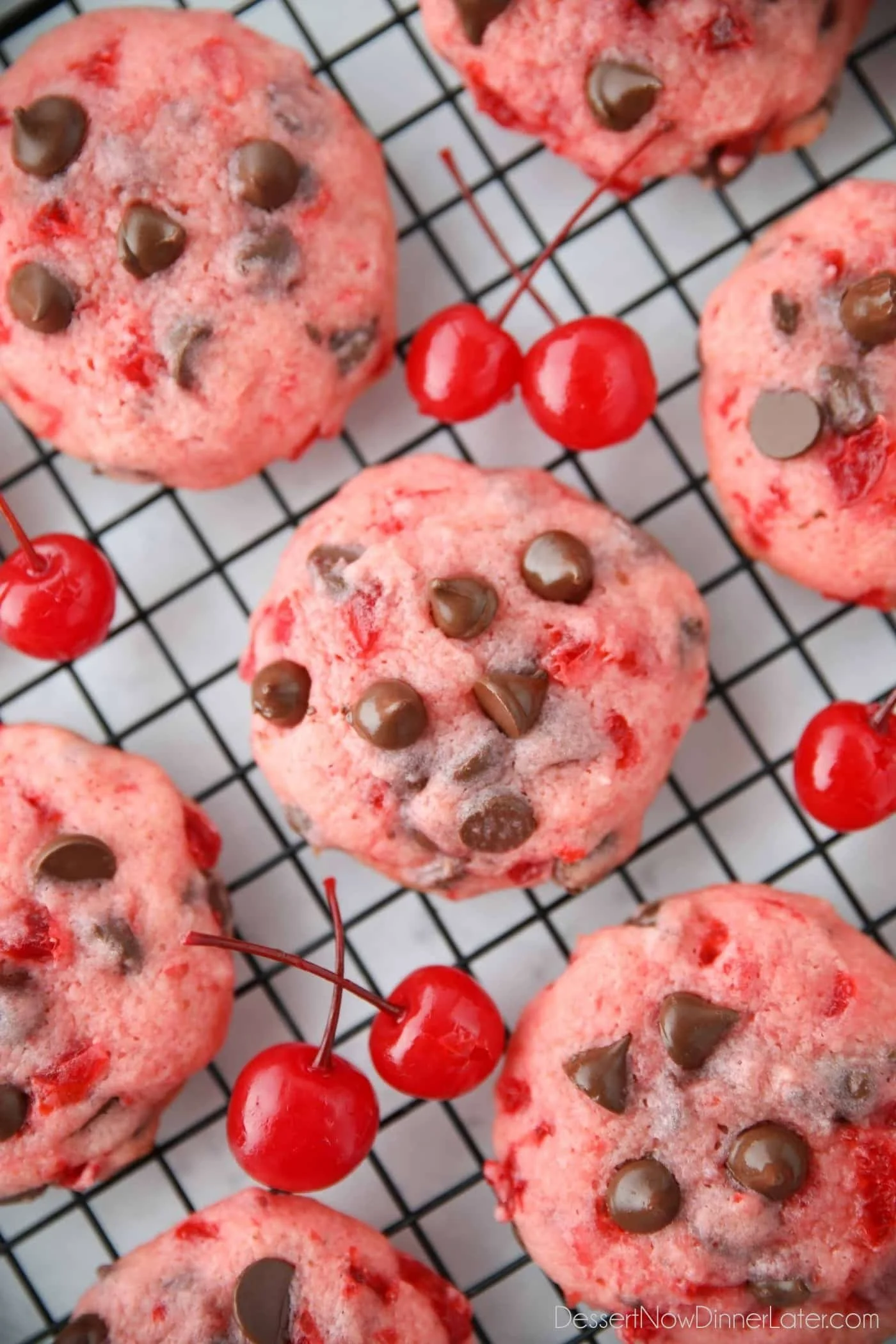 Cherry-Chip Chocolate Cookies