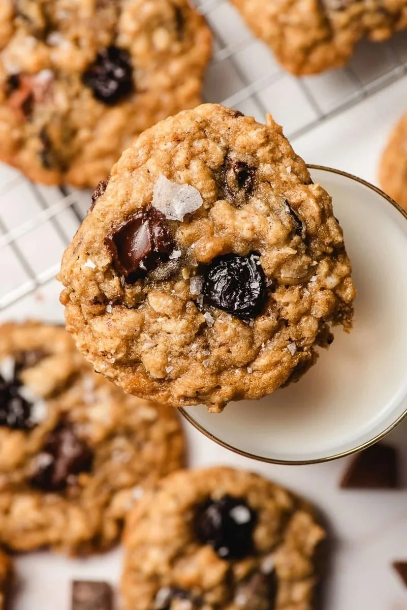 Cherry Chocolate Chip Oatmeal Cookies