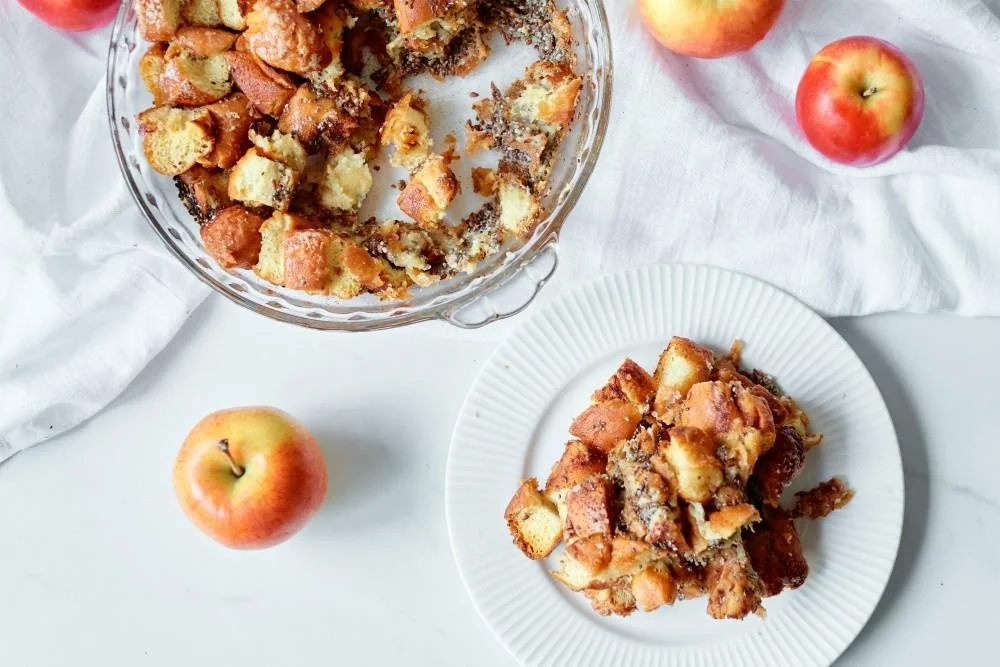 Chia and Flax Breakfast Donut Casserole