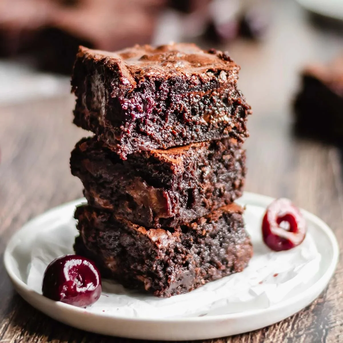 Chocolate Cherry Brownie Bars