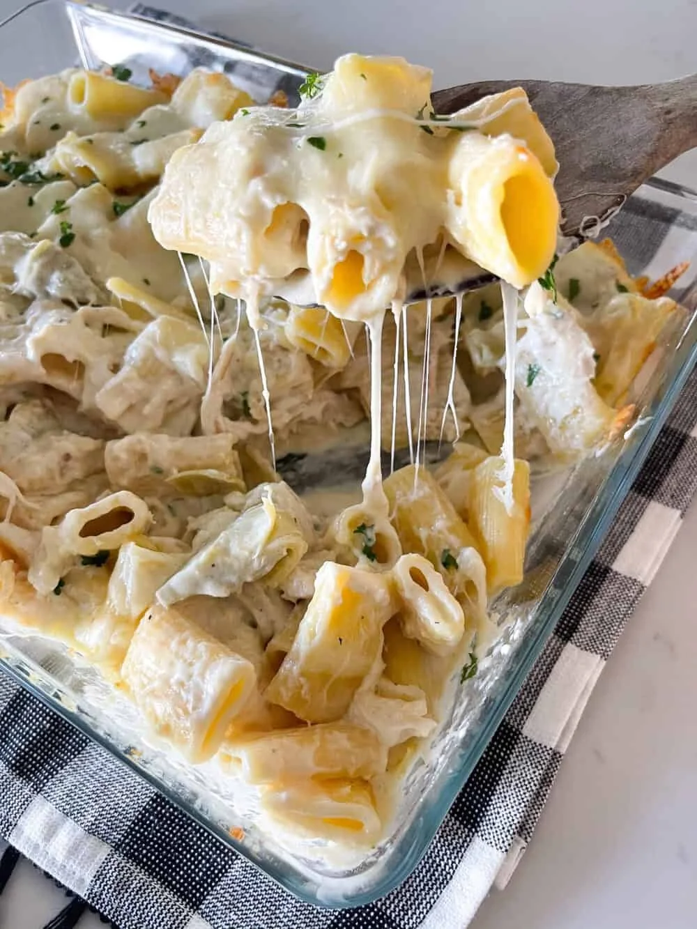 Creamy Chicken Alfredo Bake