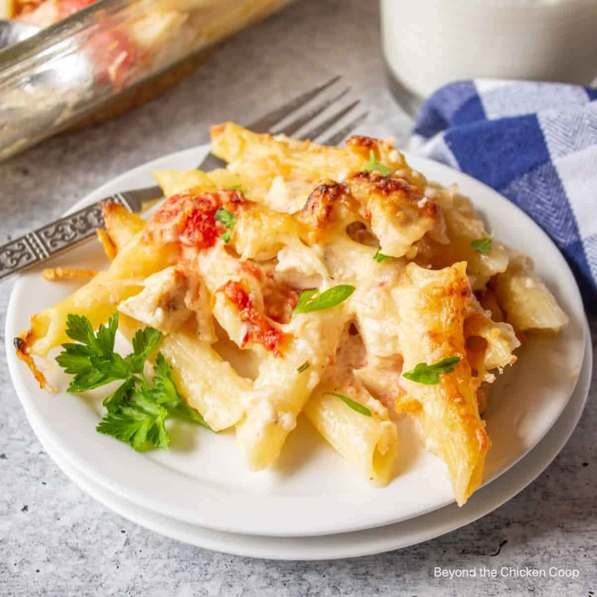 Creamy Chicken Pasta Bake