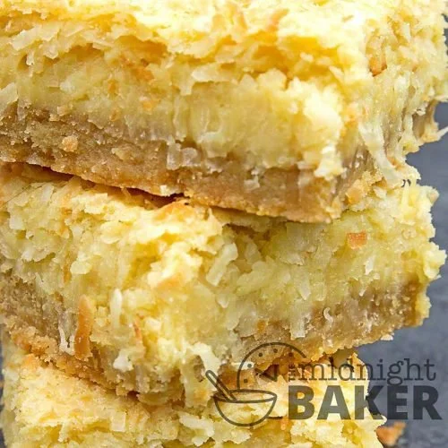 Creamy Coconut Butter Bars