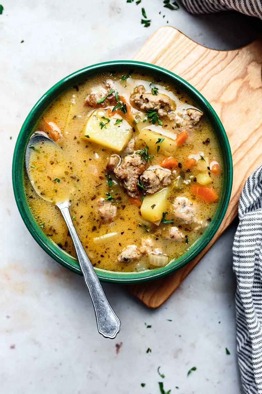 Creamy Dairy-Free Sausage Potato Soup