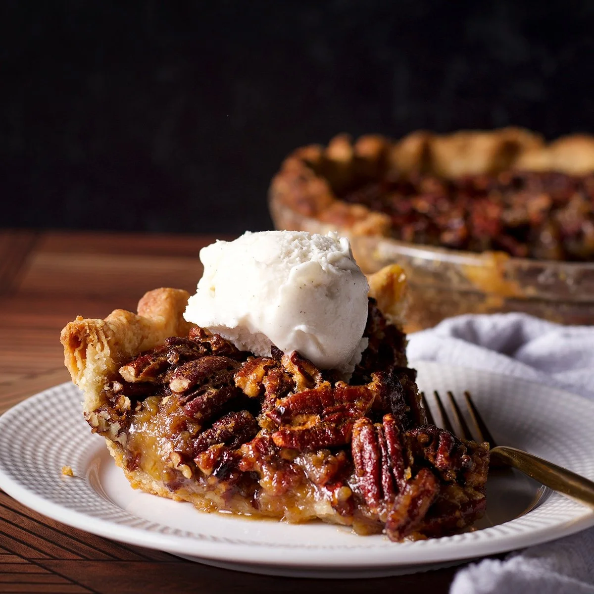 Creamy Pecan Pie No Corn Syrup