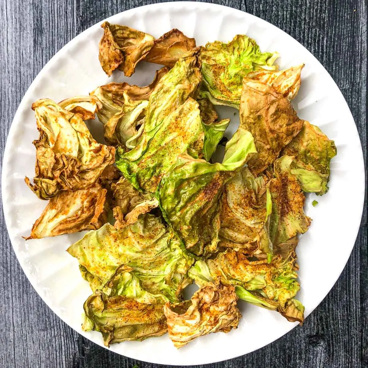 Crispy Air Fryer Cabbage Chips