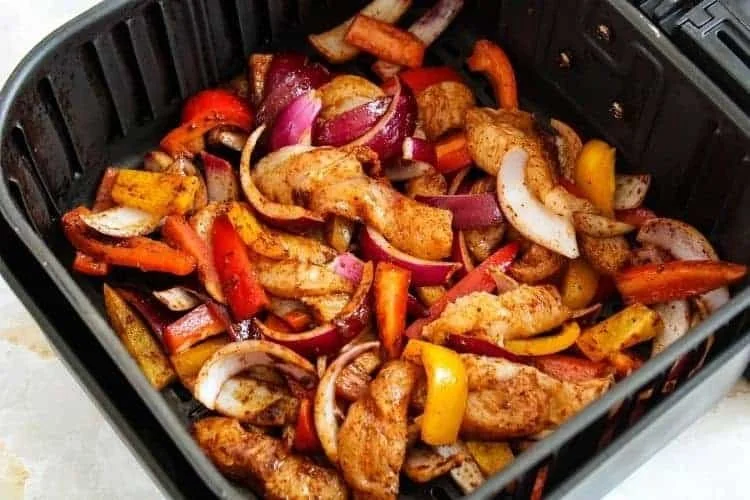 Crispy Air Fryer Chicken Fajitas