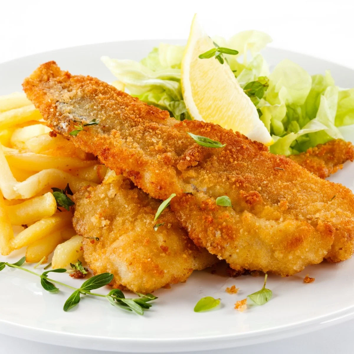 Crispy Air Fryer Fish and Chips
