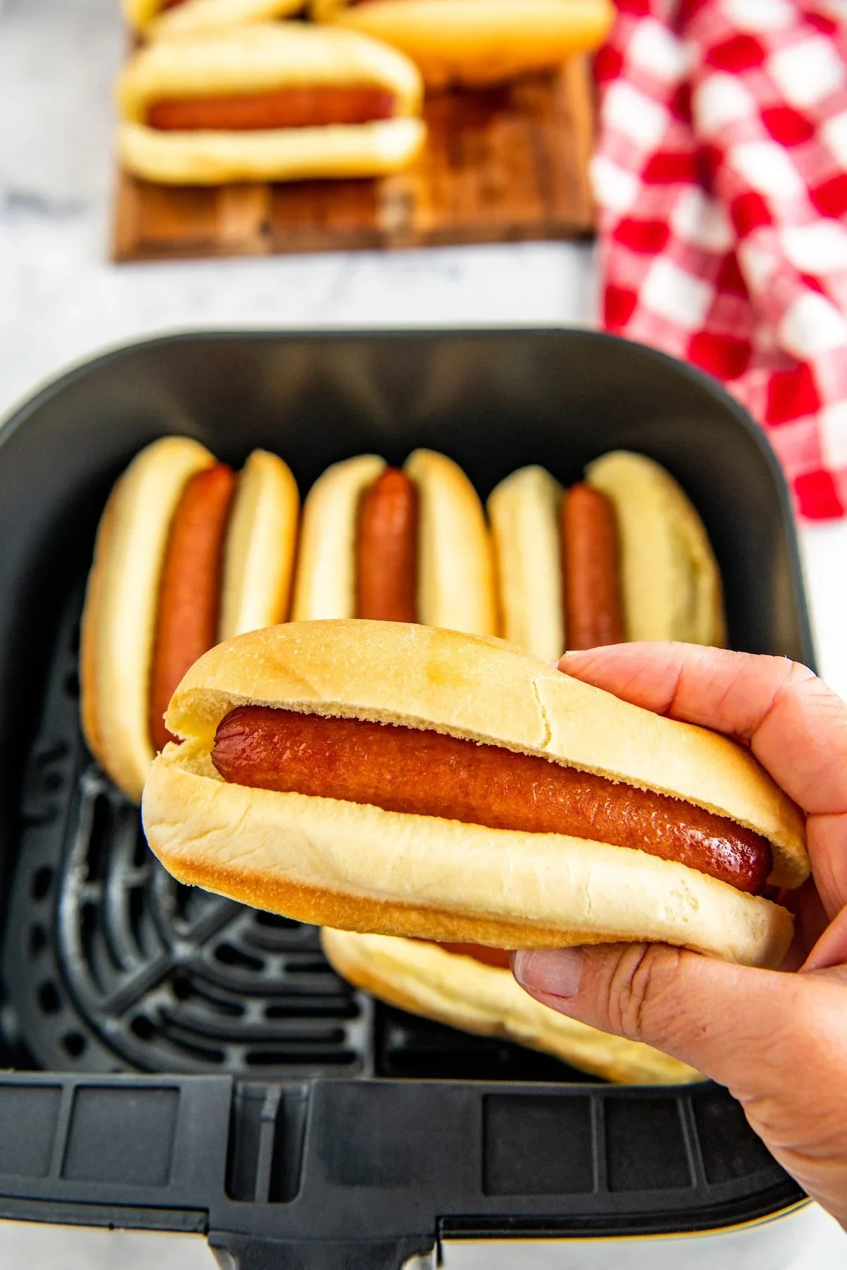 Crispy Air Fryer Hot Dogs