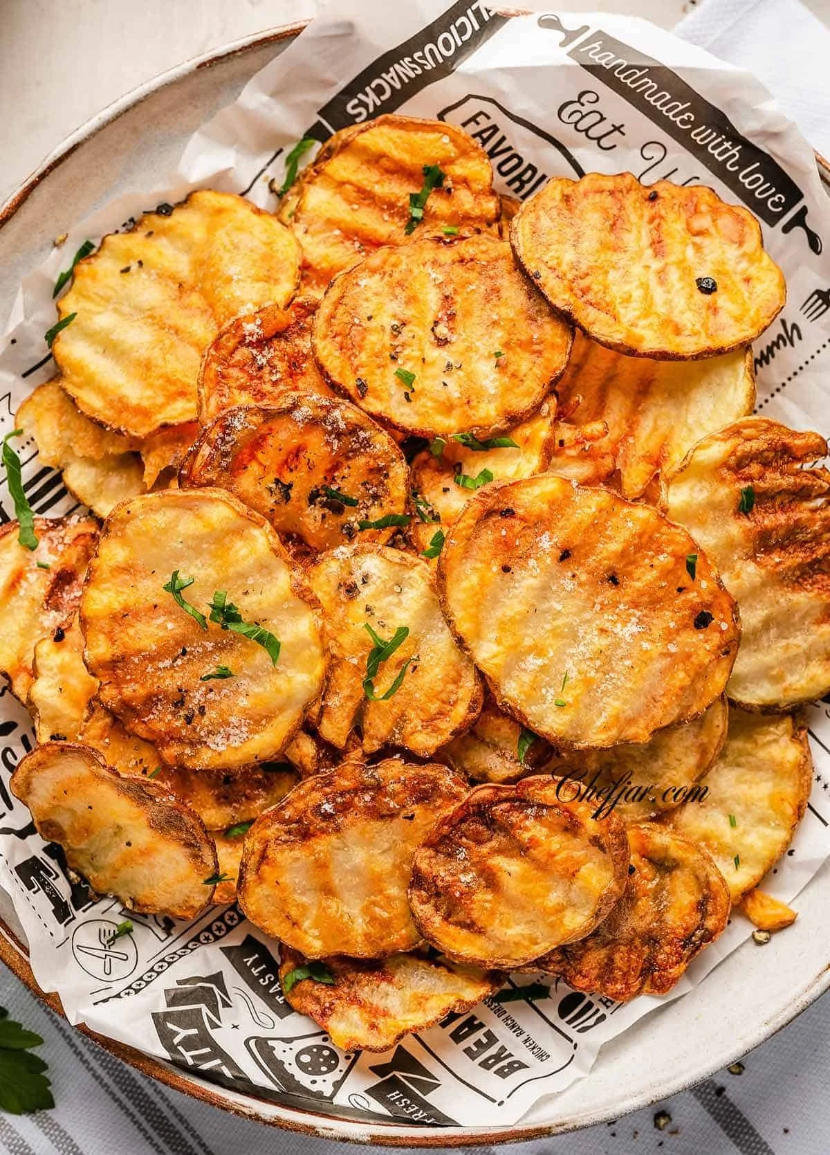 Crispy Air Fryer Potato Chips