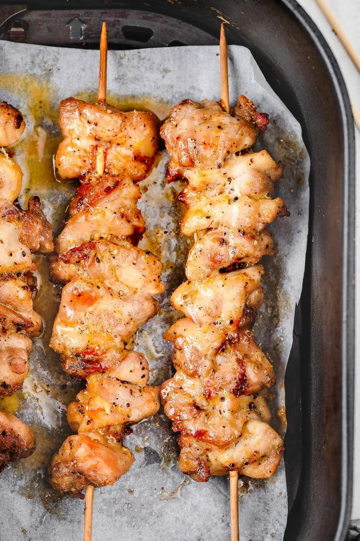Crispy Chicken Skewers in Air Fryer
