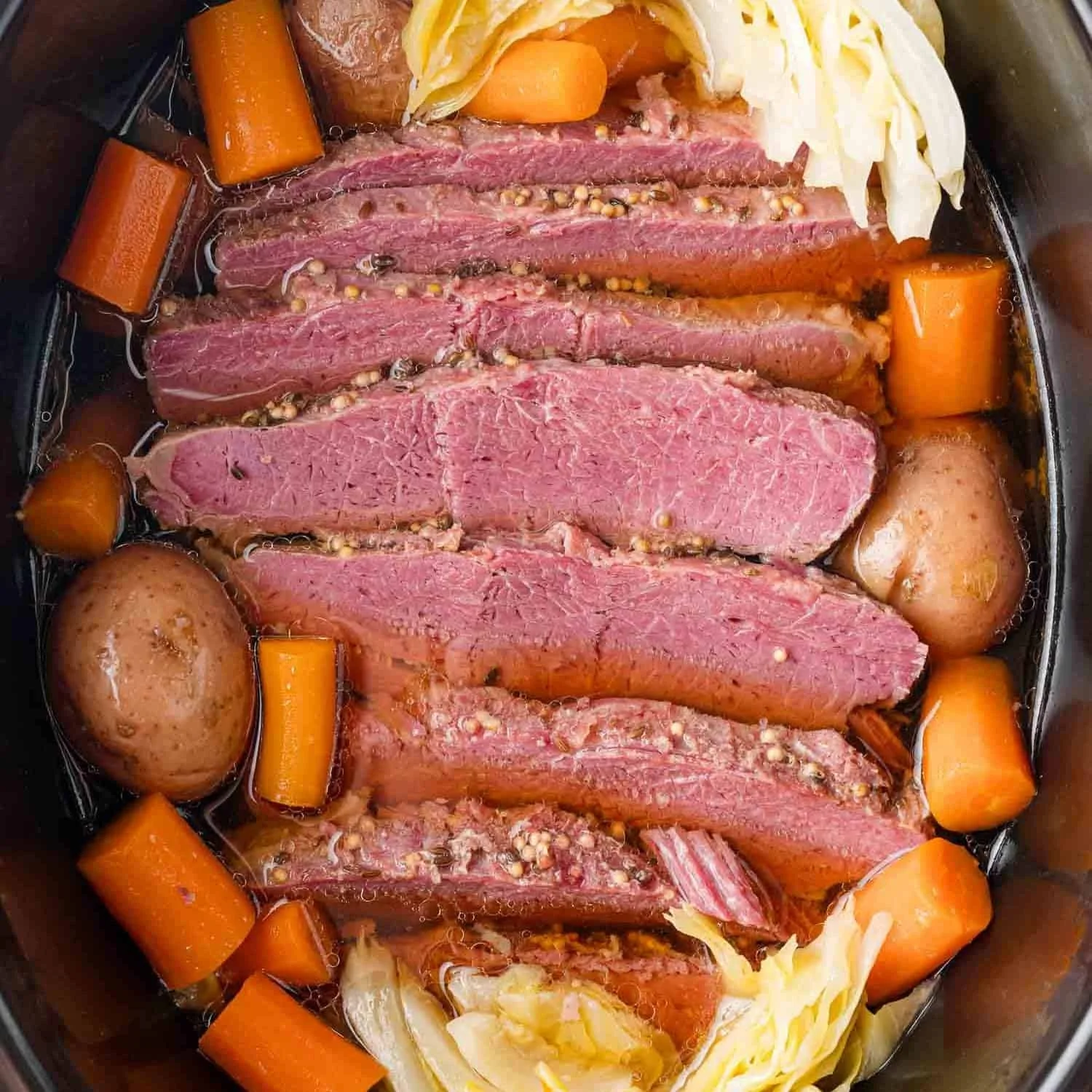 Crockpot Corned Beef and Cabbage