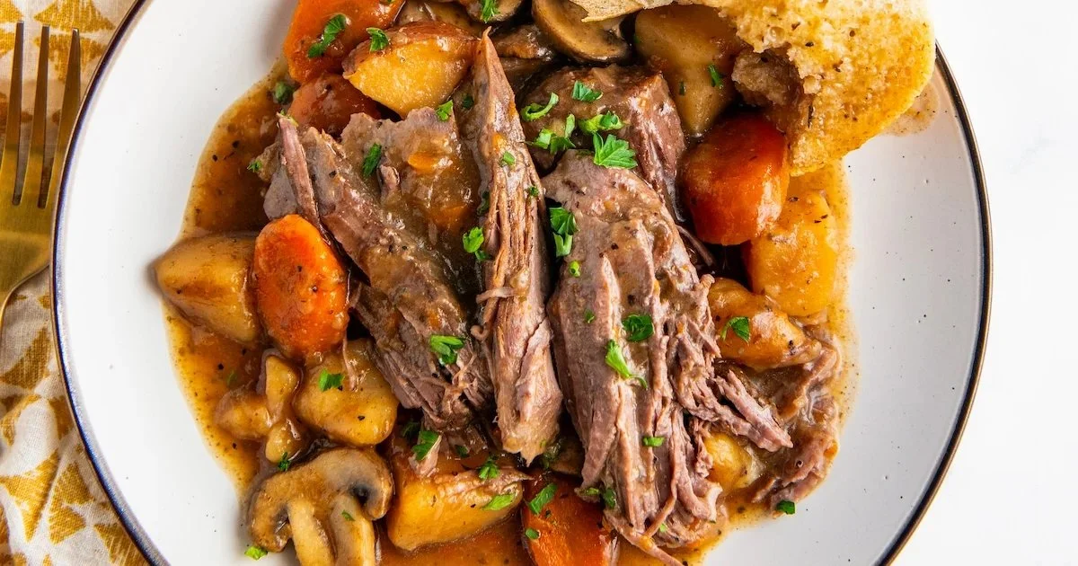 Crockpot Slow Cooked Pot Roast