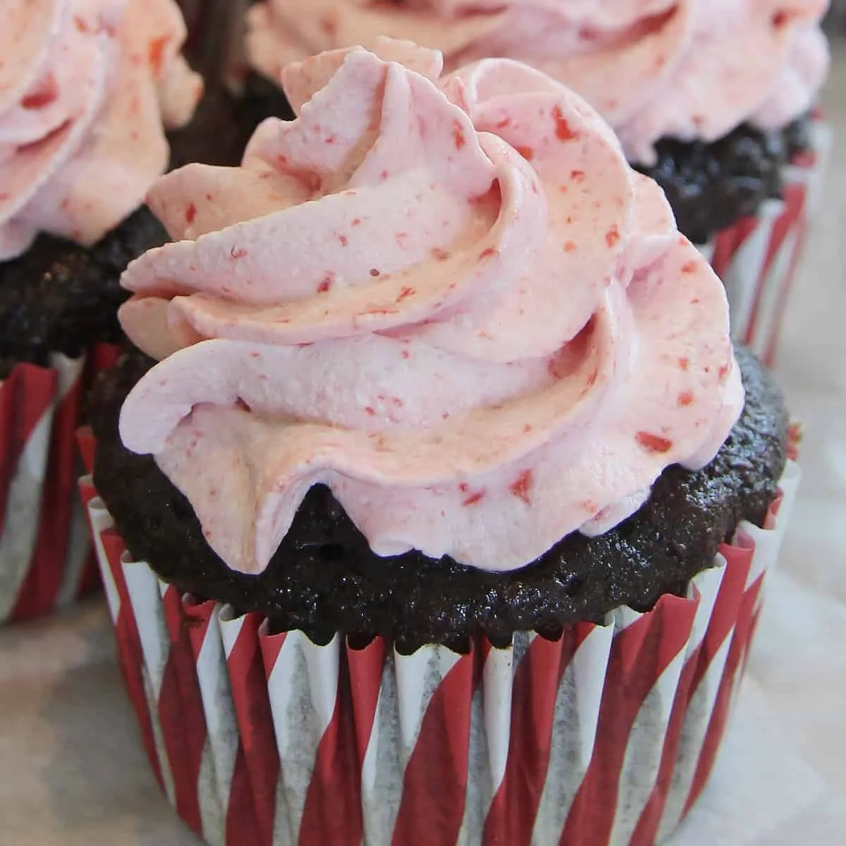 Decadent Chocolate Cherry Cupcakes