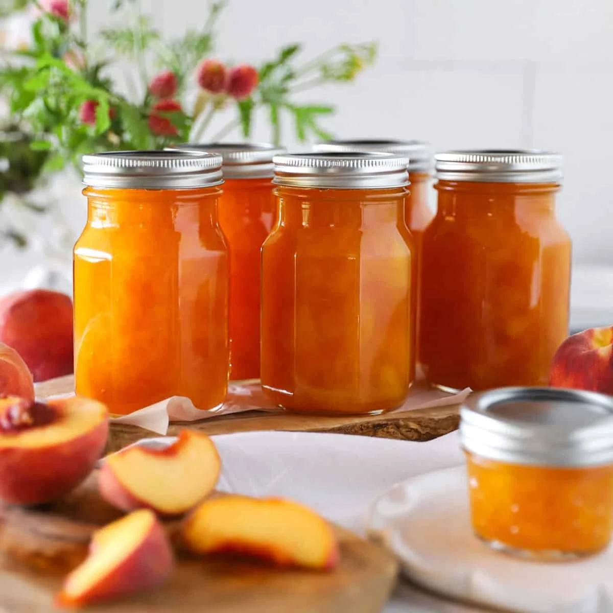 Easy Peach Preserves for Canning