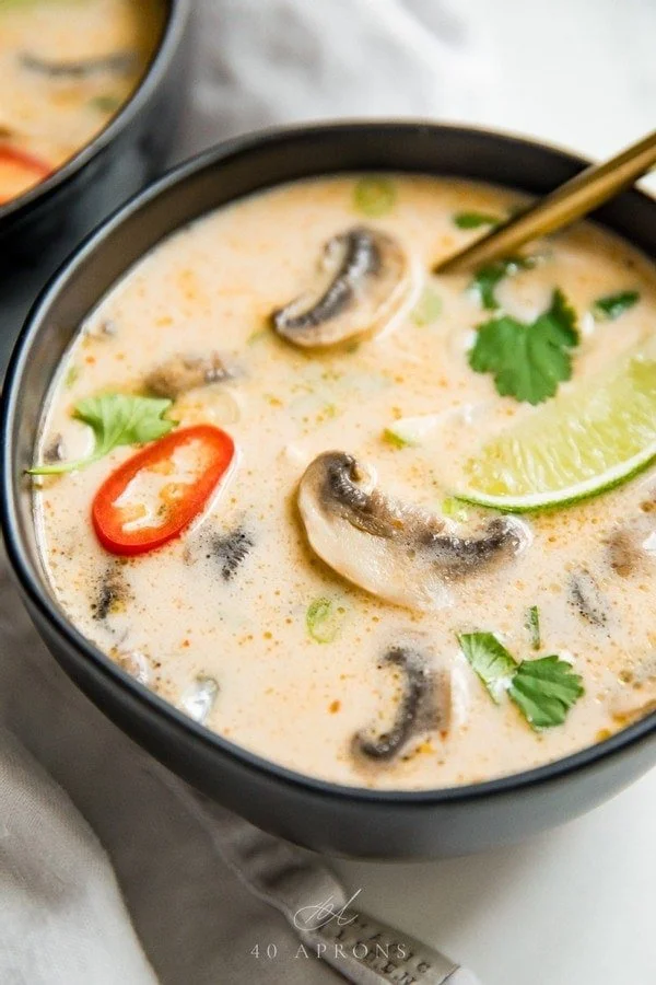 Easy Tom Kha Gai Coconut Soup