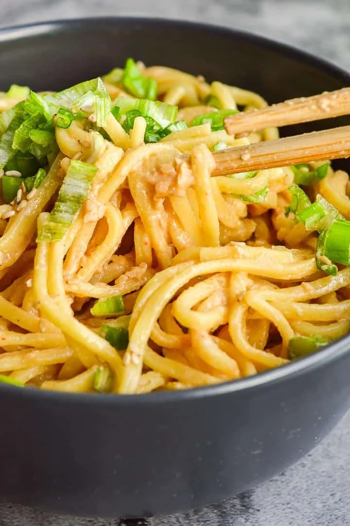 Garlic Sesame Ramen Noodles