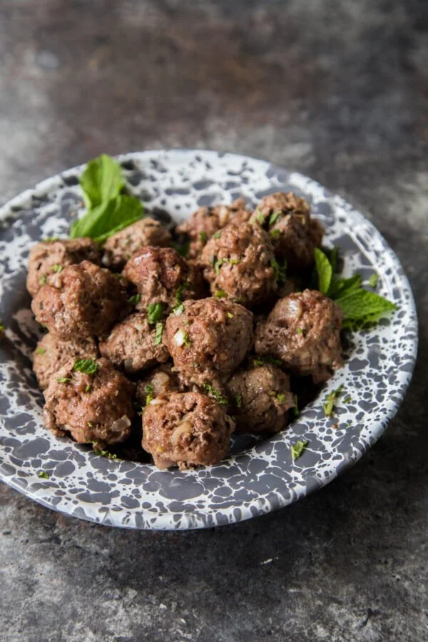Greek Beef and Lamb Meatballs