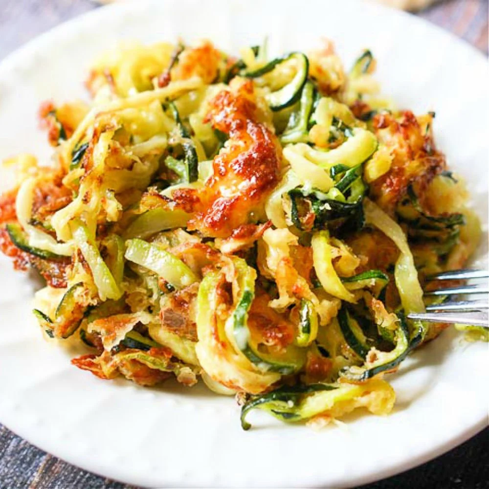 Keto Air Fryer Zucchini Noodles