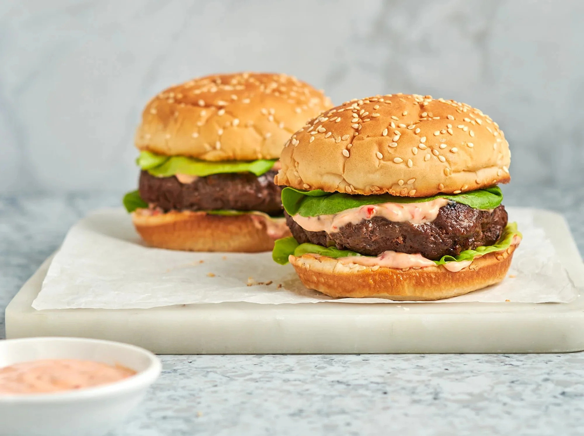 Korean Bulgogi Beef Burgers