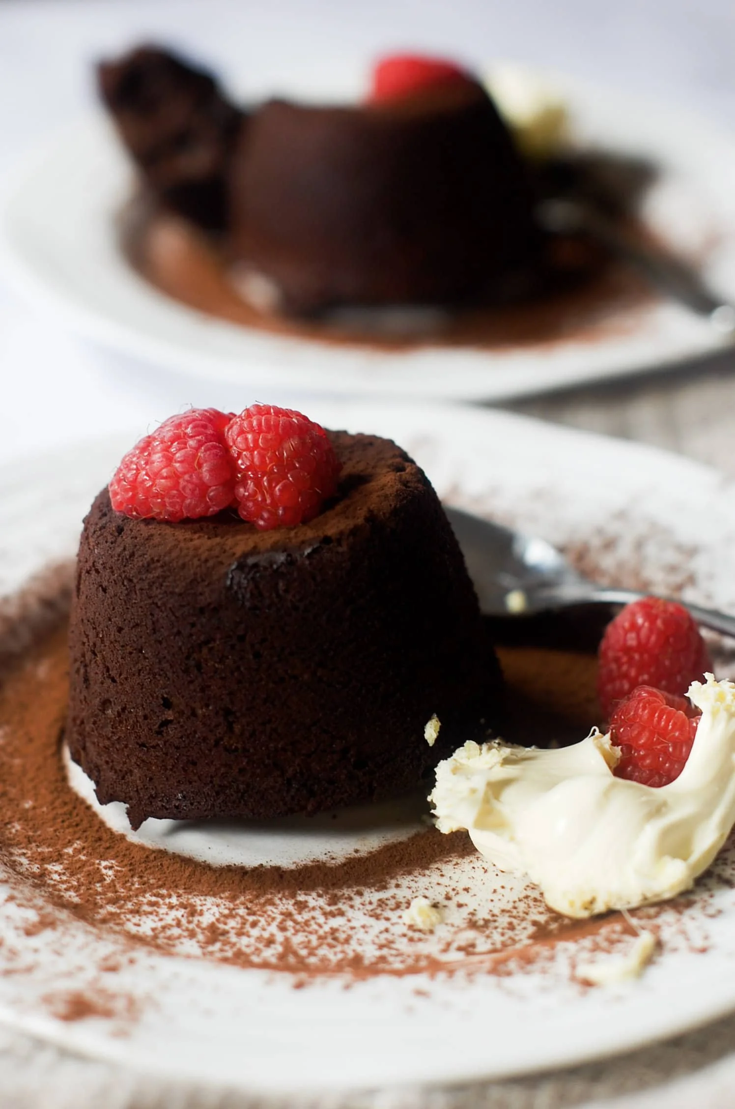 Molten Chocolate Fondants for Two