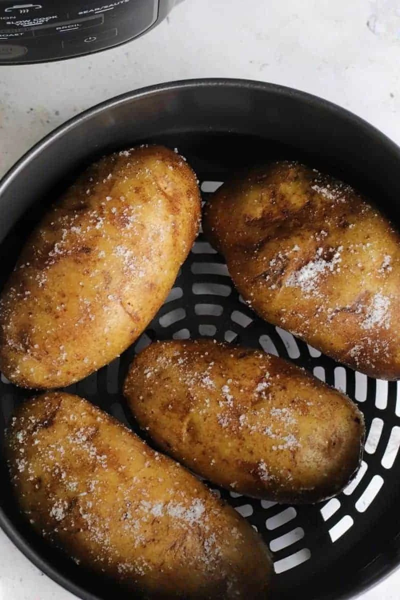 Ninja Foodi Baked Potatoes