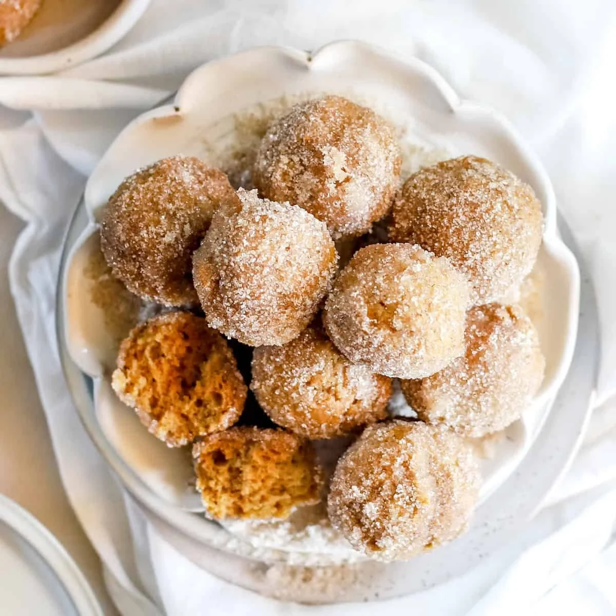 Oven-Baked Pumpkin Spice Donut Holes