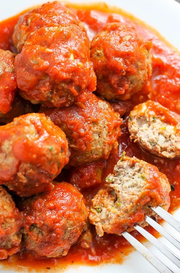Oven-Baked Turkey Zucchini Meatballs