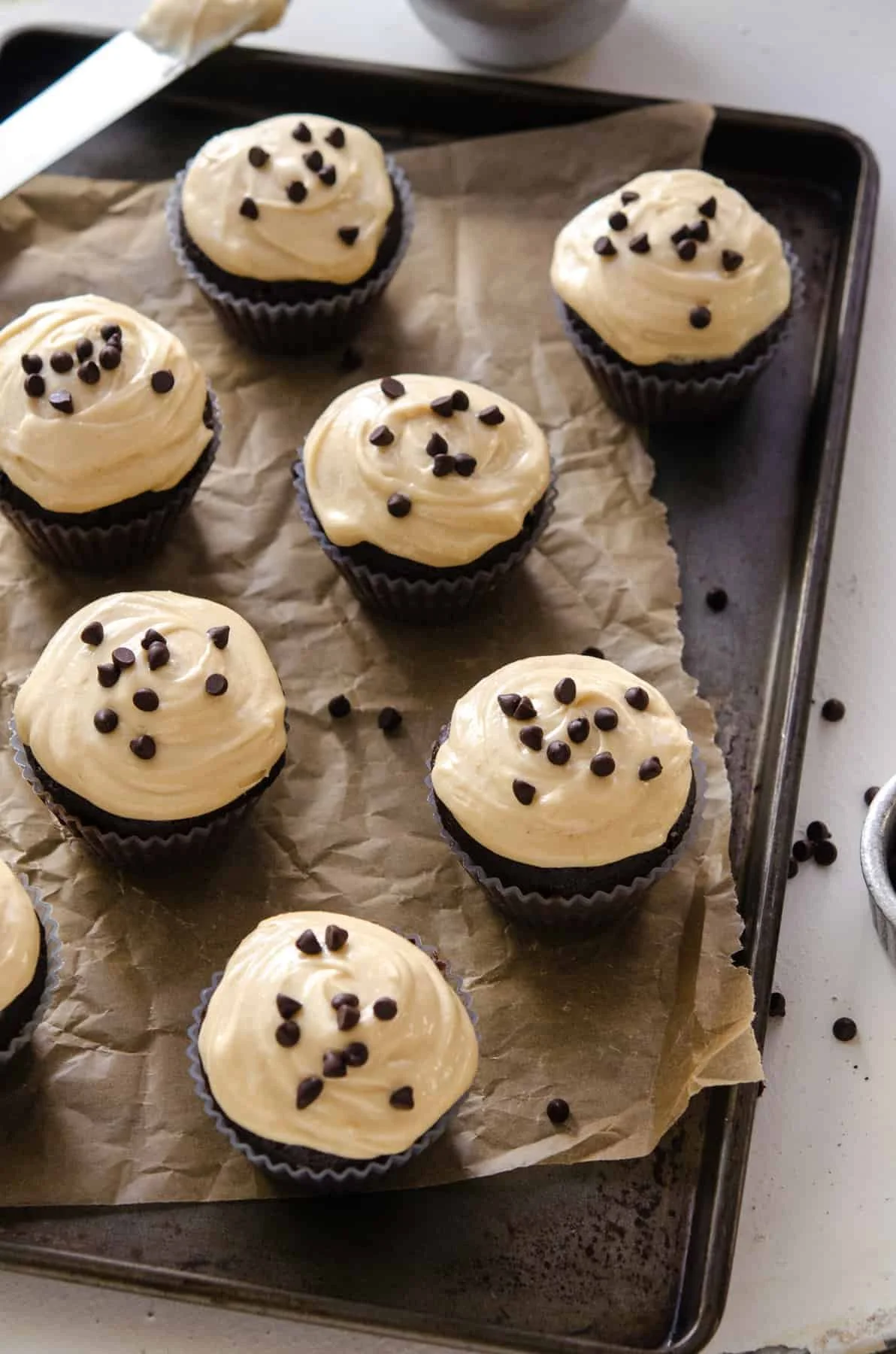 Peanut Butter Cream Cheese Cupcakes