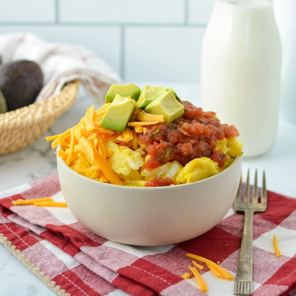 Savory Breakfast Burrito Bowl