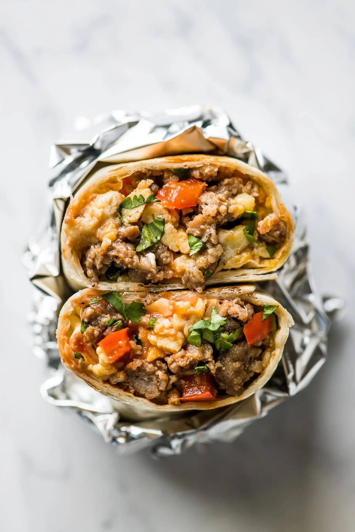 Savory Breakfast Burritos