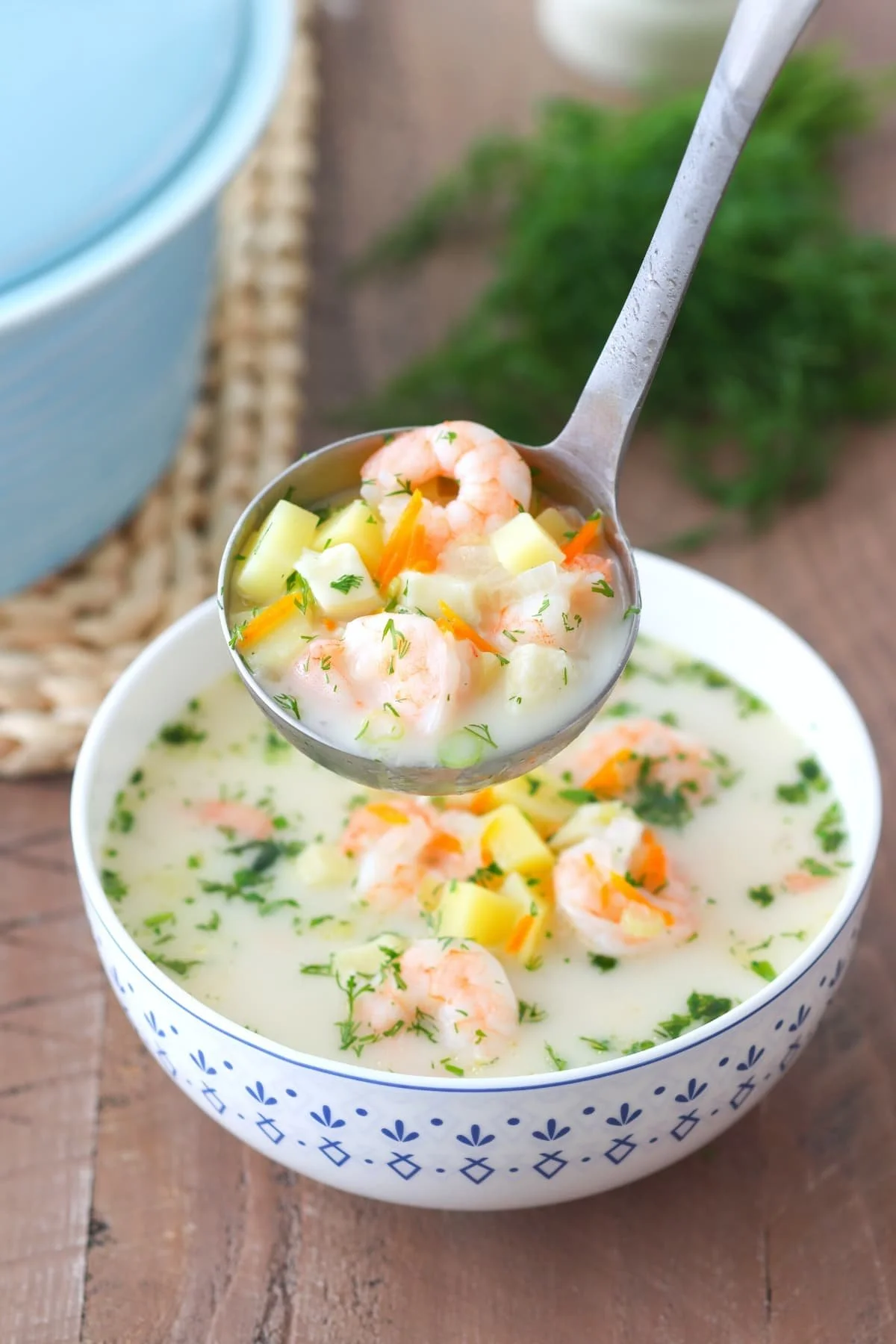 Silky Shrimp Chowder