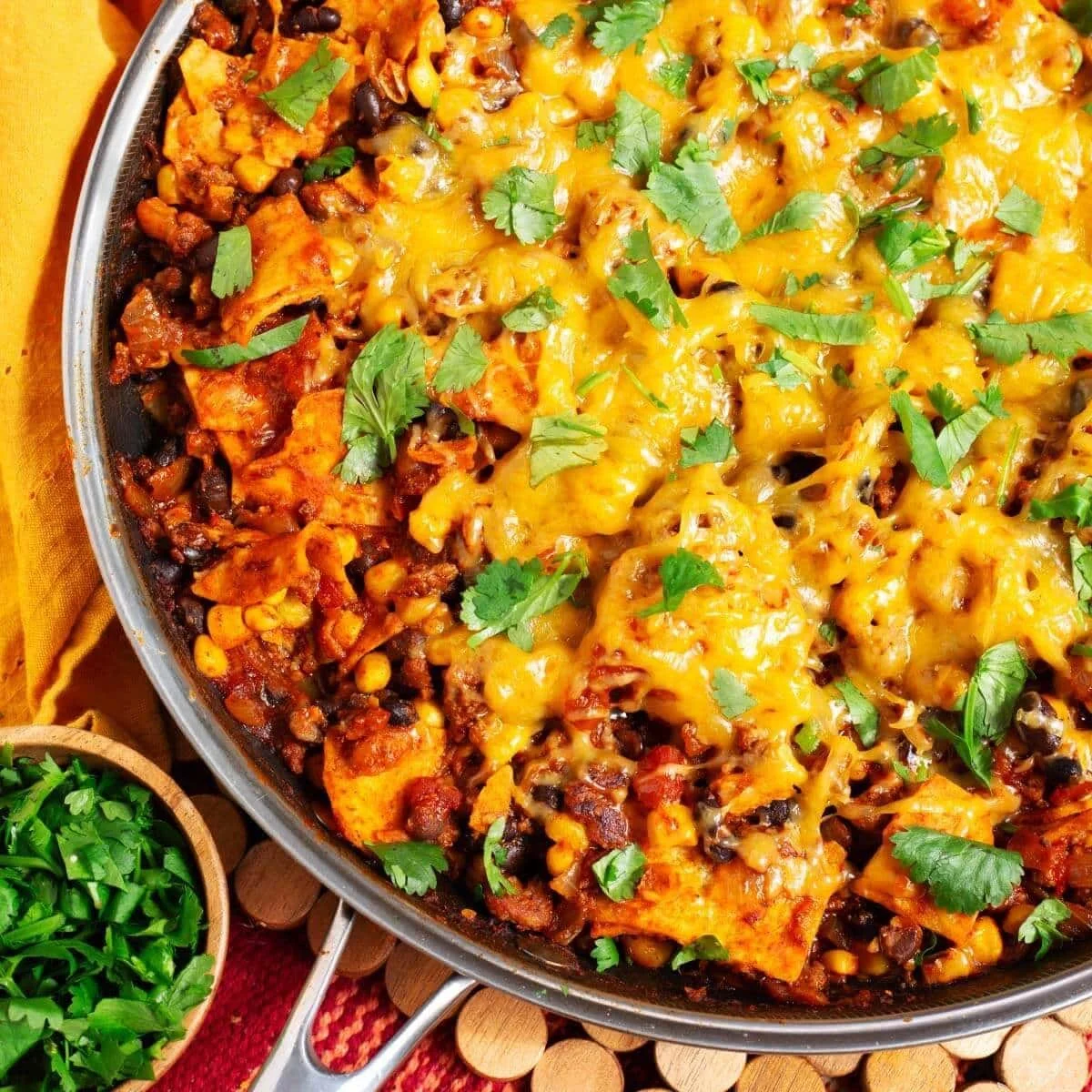 Simple Beef Enchilada Skillet