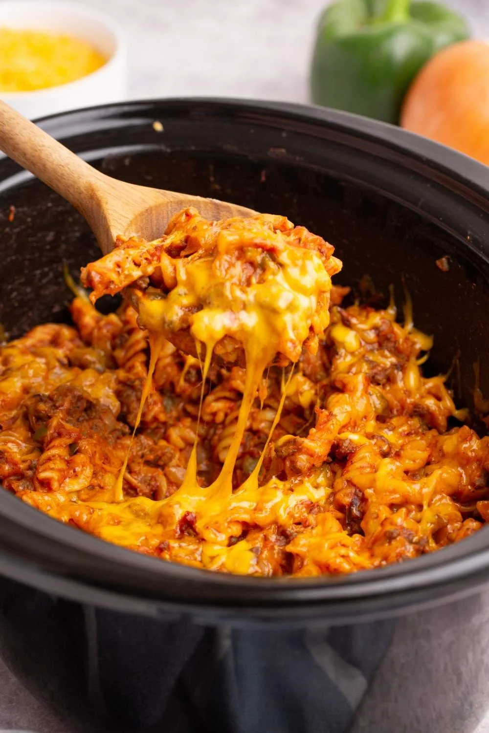 Slow Cooker Sloppy Joe Casserole