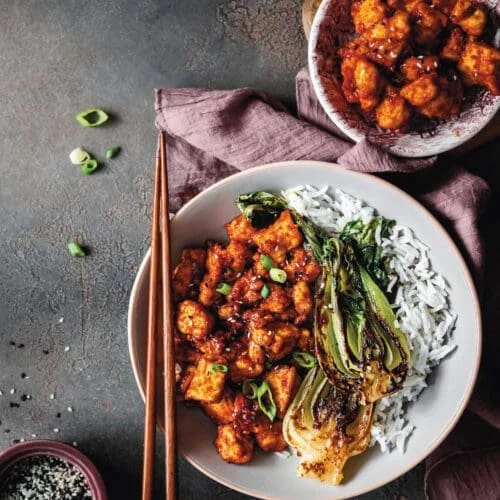 Spicy Gochujang Tofu Stir-Fry