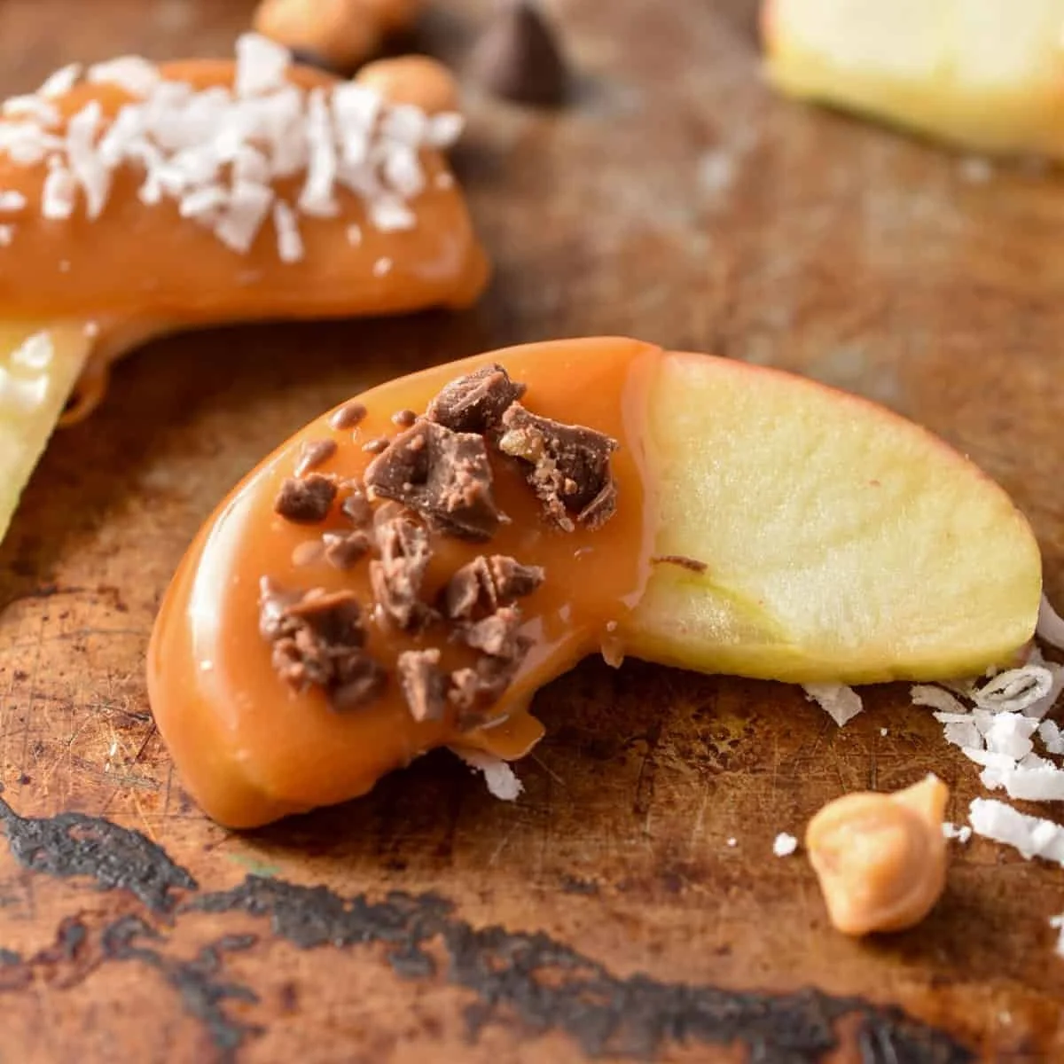 Sweet Caramel Apple Slices