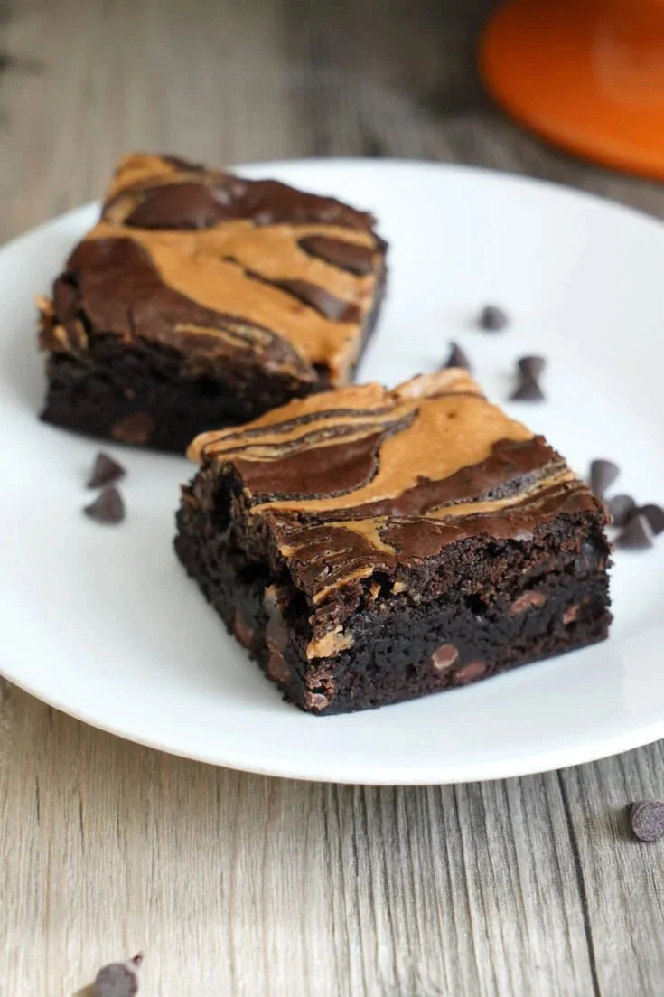 Swirled Peanut Butter Brownies