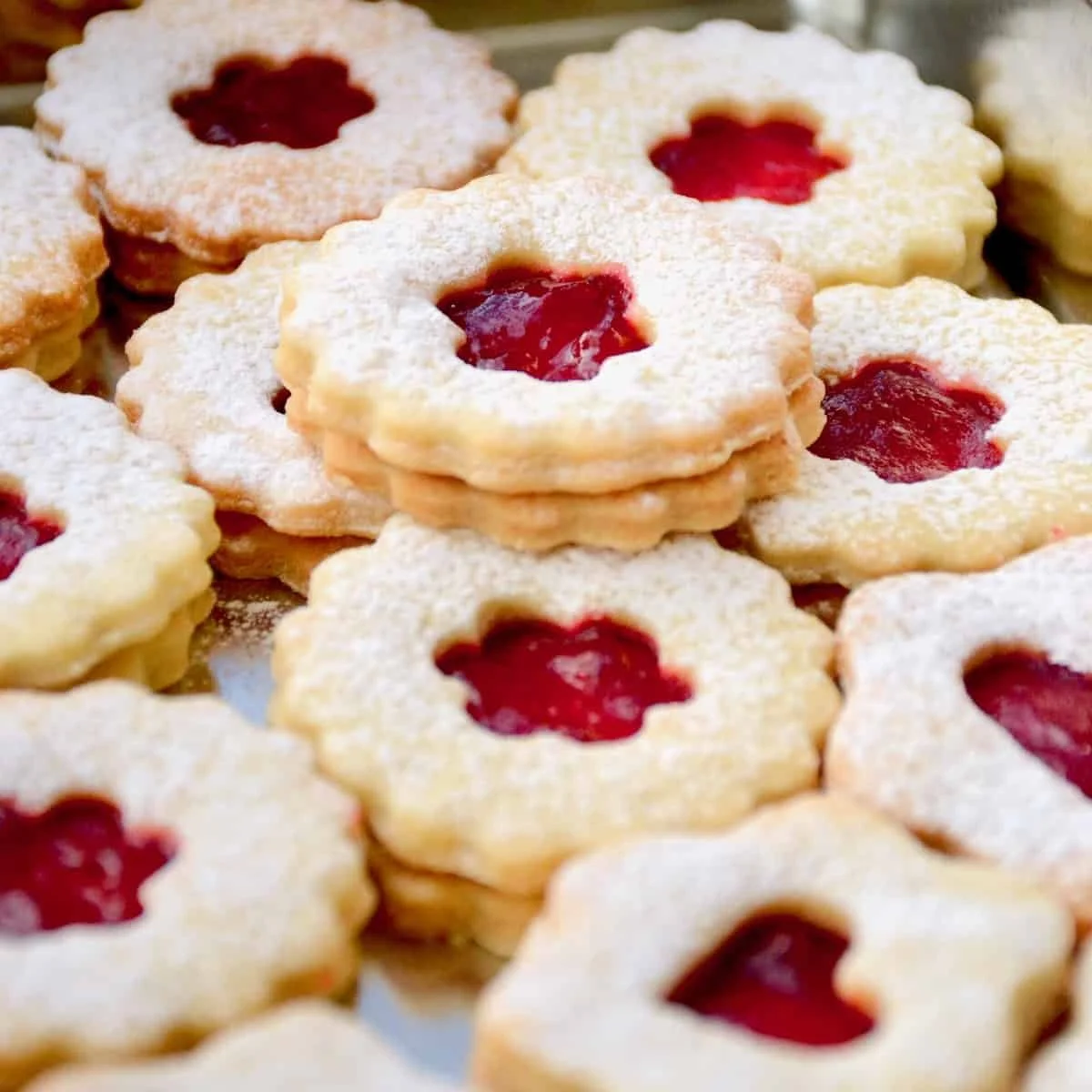 Vegan Linzer-Style Cookies